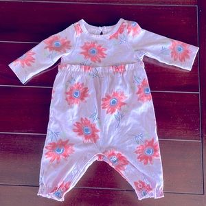 Carters NB sleep n’play flower design with lilac